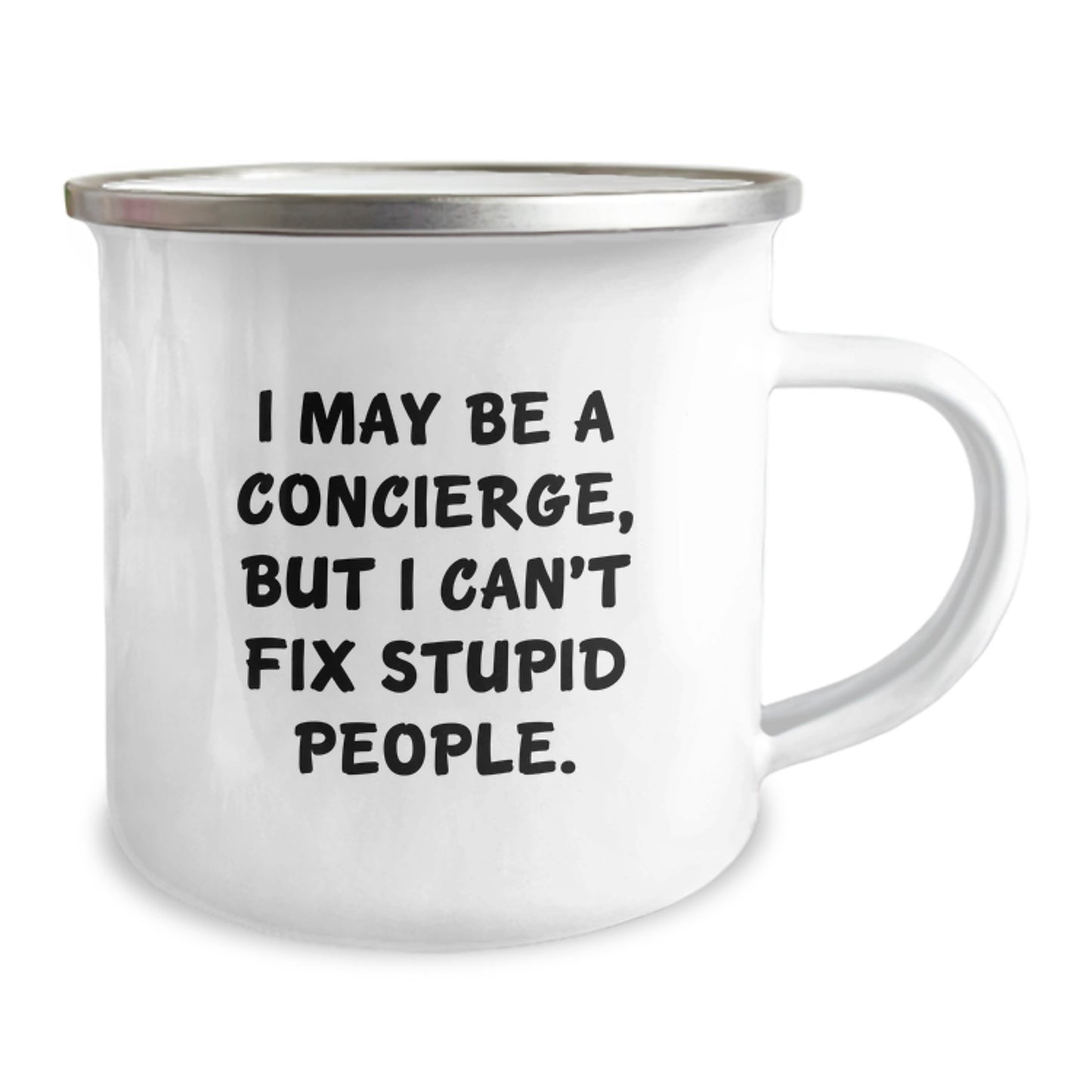 Birthday Gift for Her Concierge Camping Mug – Be A Concierge But Can't - Image 2