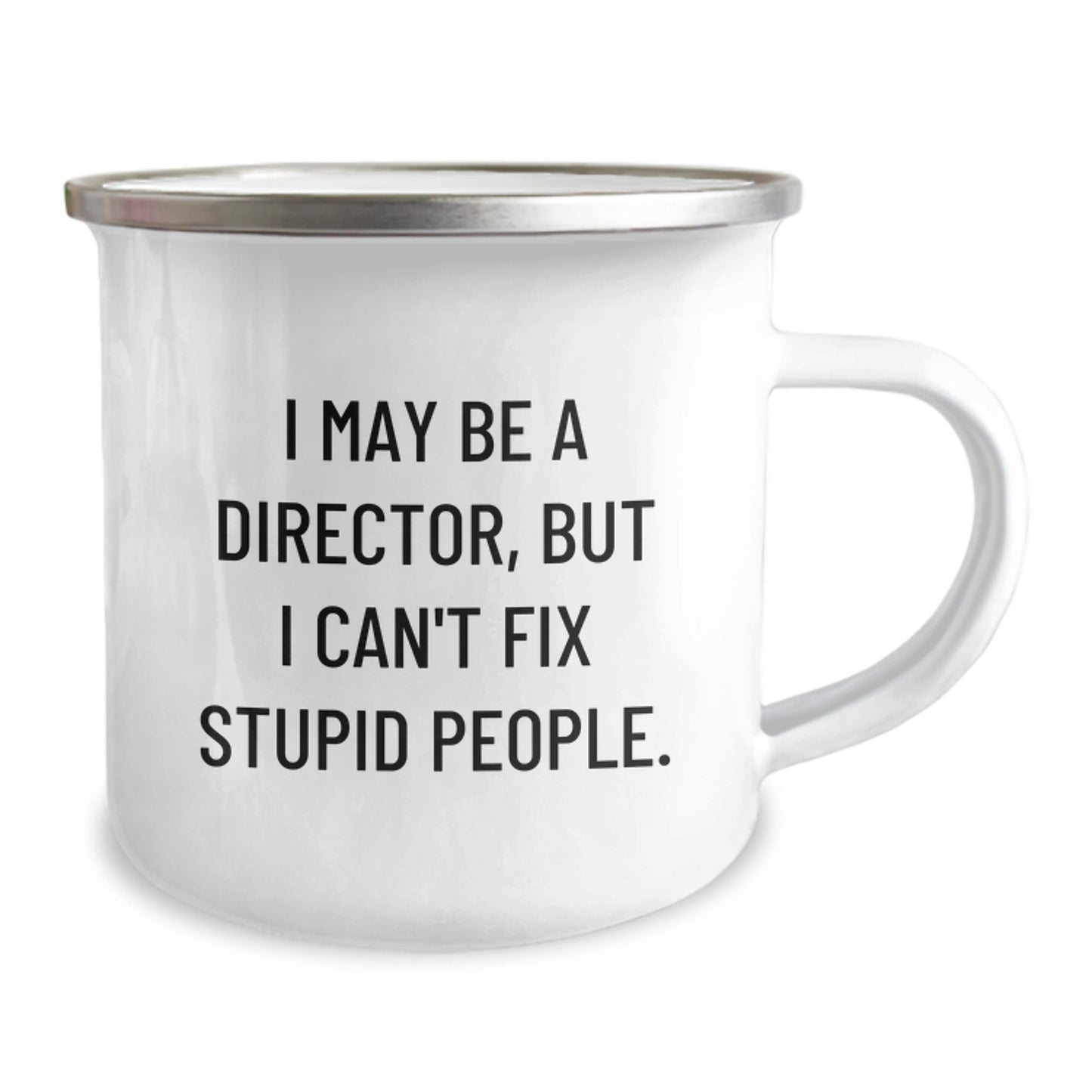 Birthday Gift for Her Director Camping Mug Present with Enamel Finish - Image 2