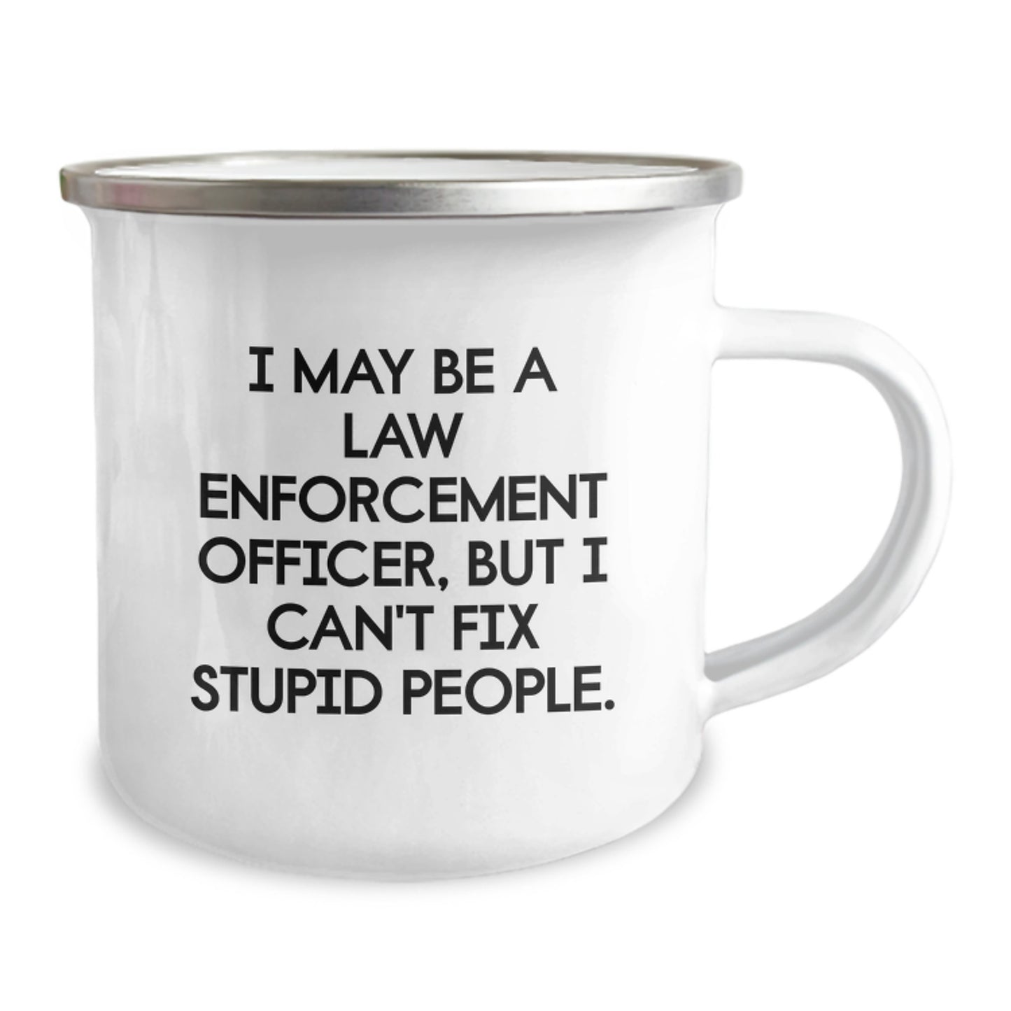 Funny Law Enforcement Officer Gifts from Family, Law Enforcement Officer Camping Mug for Men, Women, Coworkers, Unique Graduation Unique Gifts - Image 2