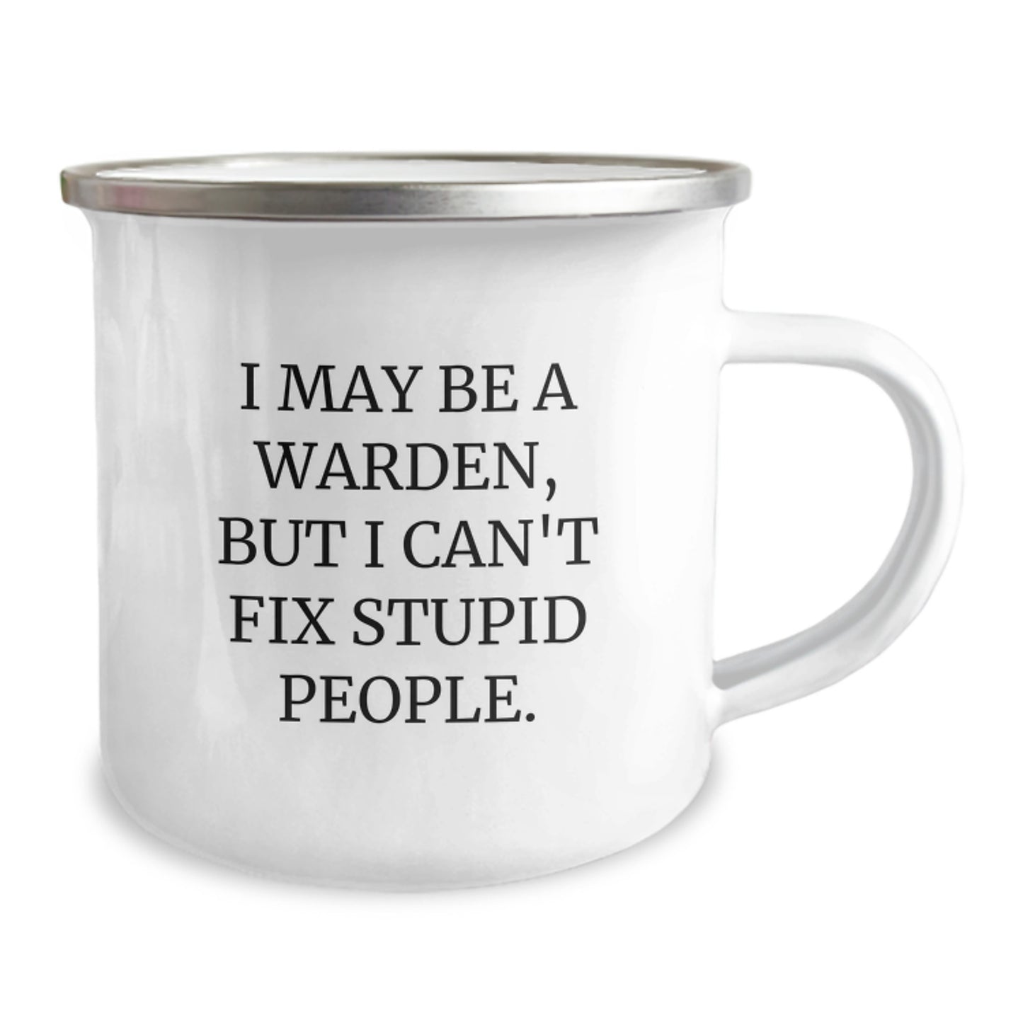 Warden Keepsake Camping Mug for Him Birthday Gift with Quote - Image 2