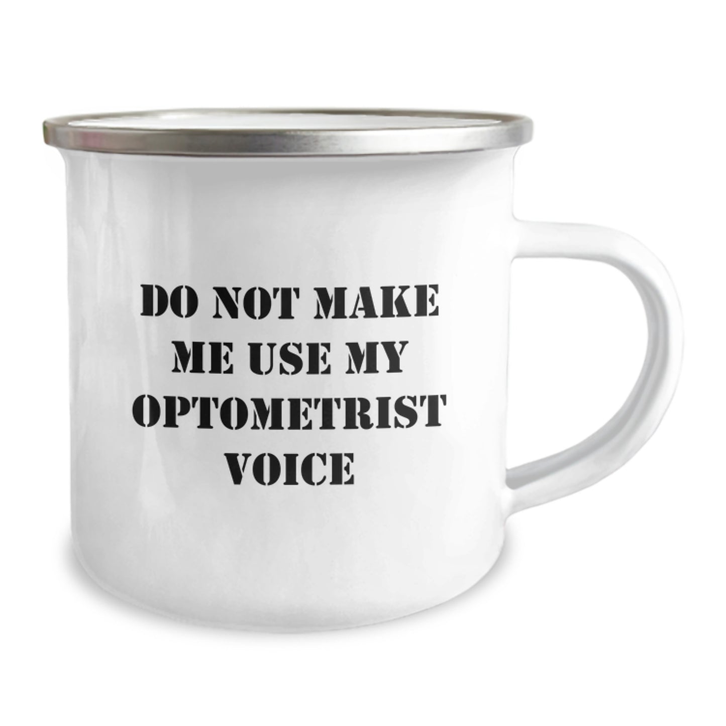 Optometrist Keepsake Camping Mug for Him Birthday Gift - Image 2