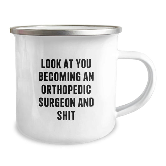 Funny Orthopedic Surgeon Gifts from Family - Unique Camping Mug for Orthopedic Surgeon Women on Mother's Day - Quotes for Orthopedic Surgeon - Image 2