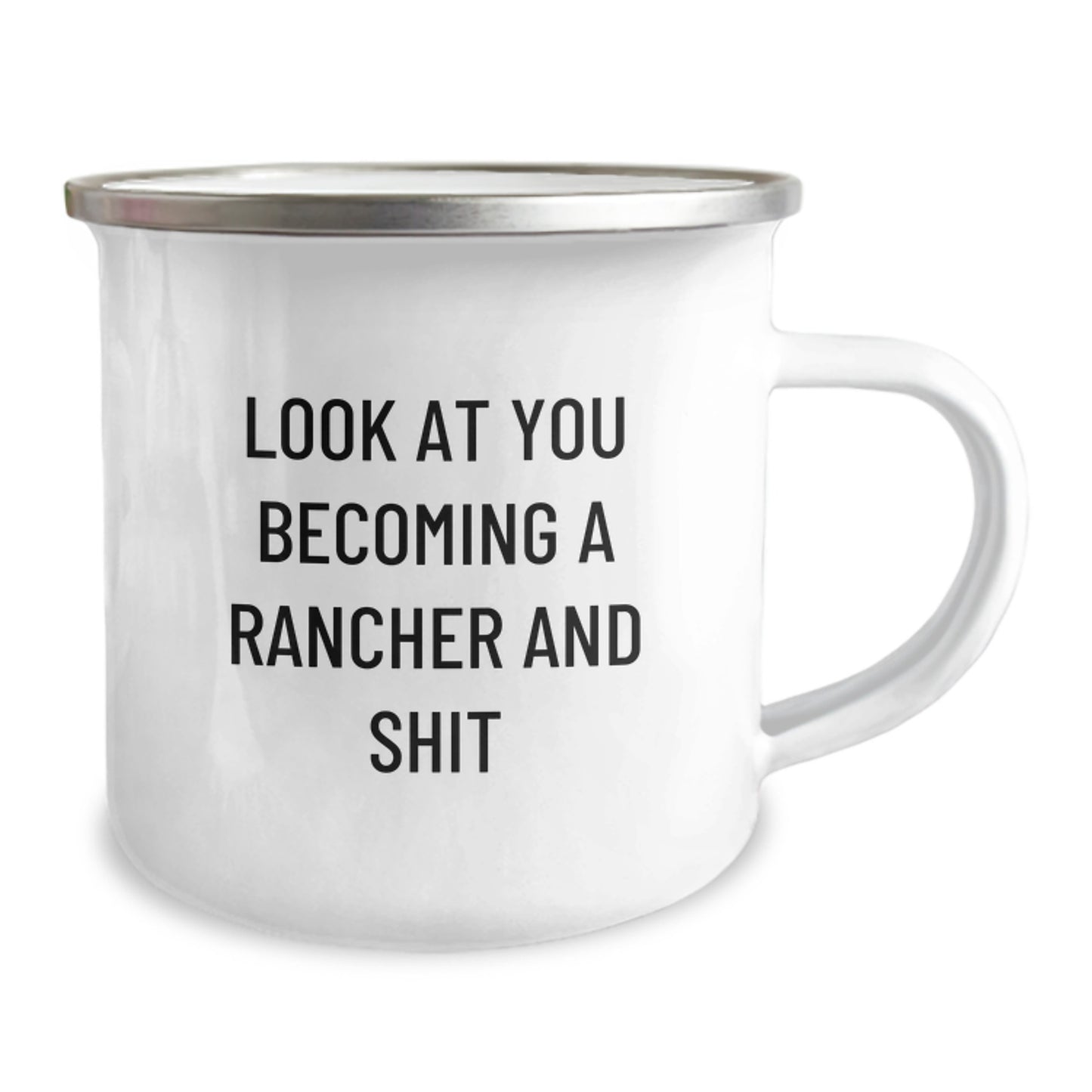 Playful Rancher Novelty Camping Mug for Friends – Birthday Gift - Image 2