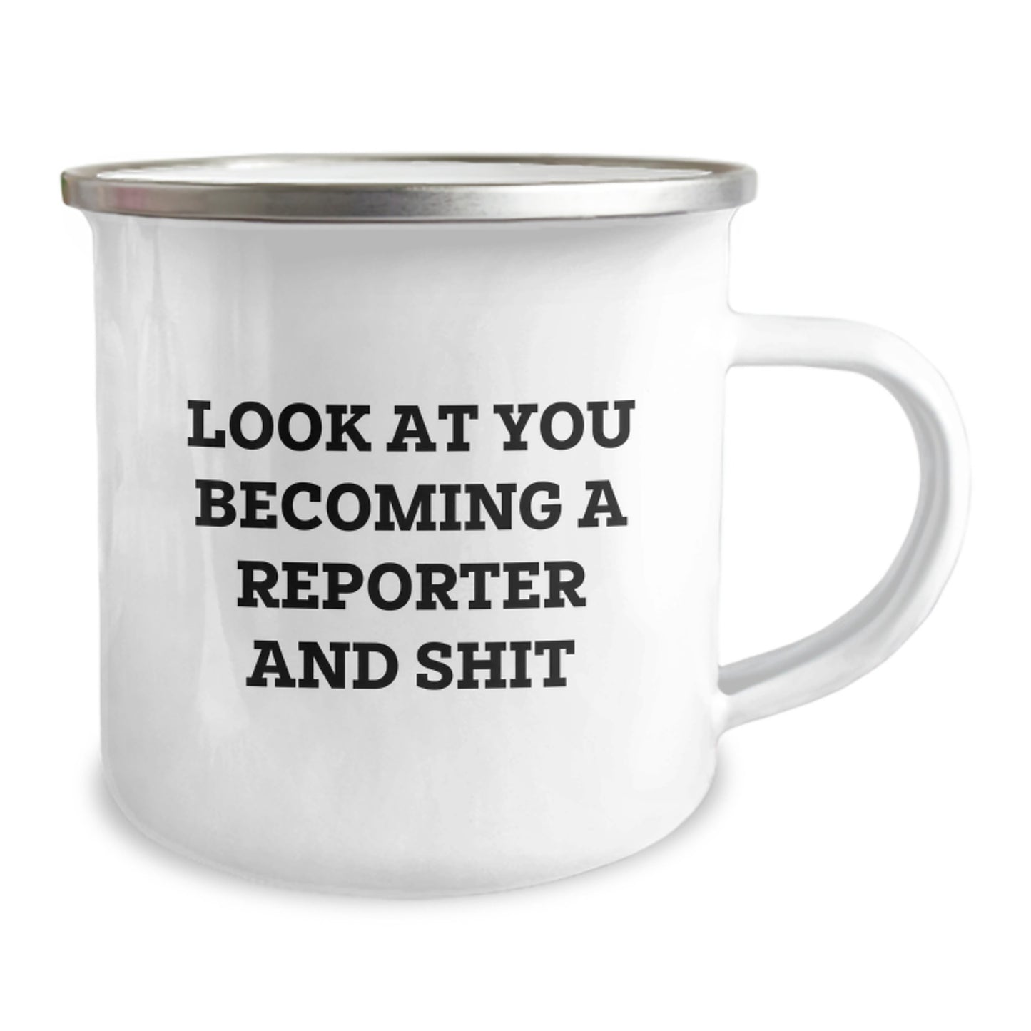 Reporter Keepsake Camping Mug Stainless Steel Birthday Gift for Him - Image 2