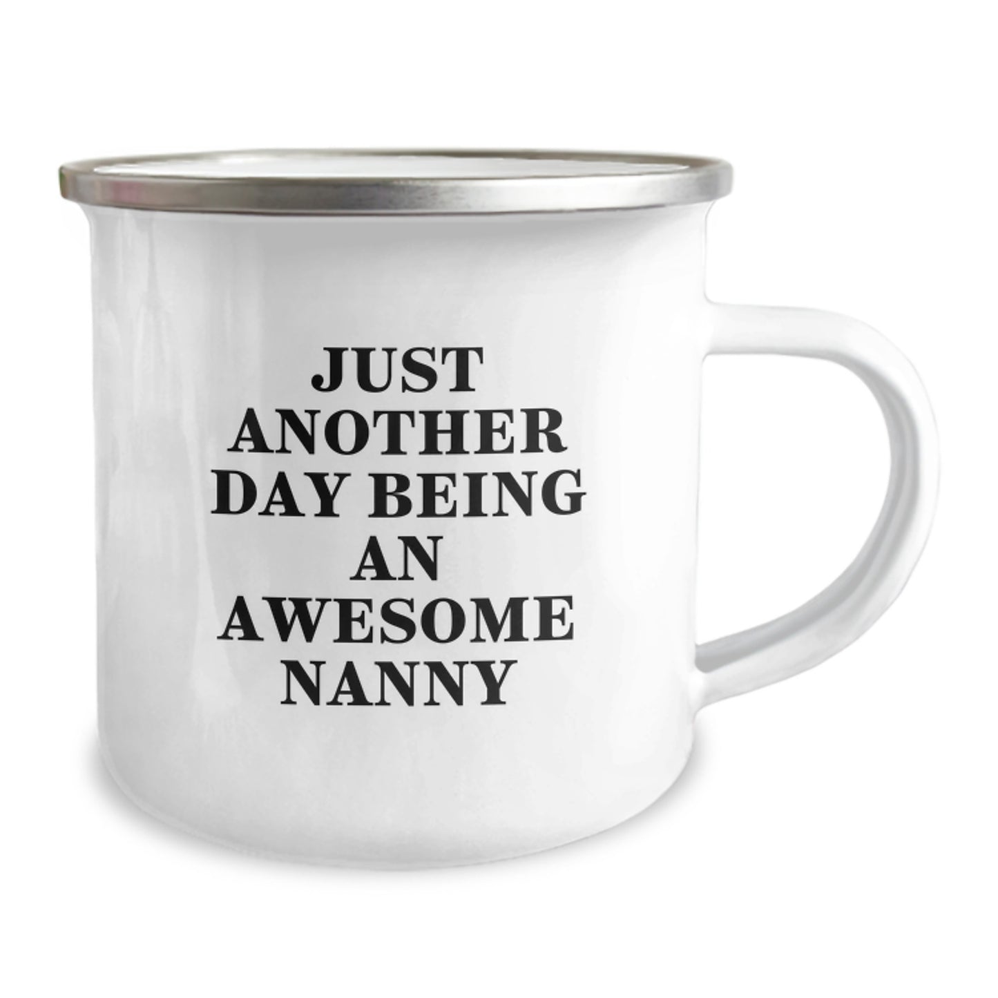 Nanny Keepsake Camping Mug for Him Birthday Gift with Enamel Finish - Image 2