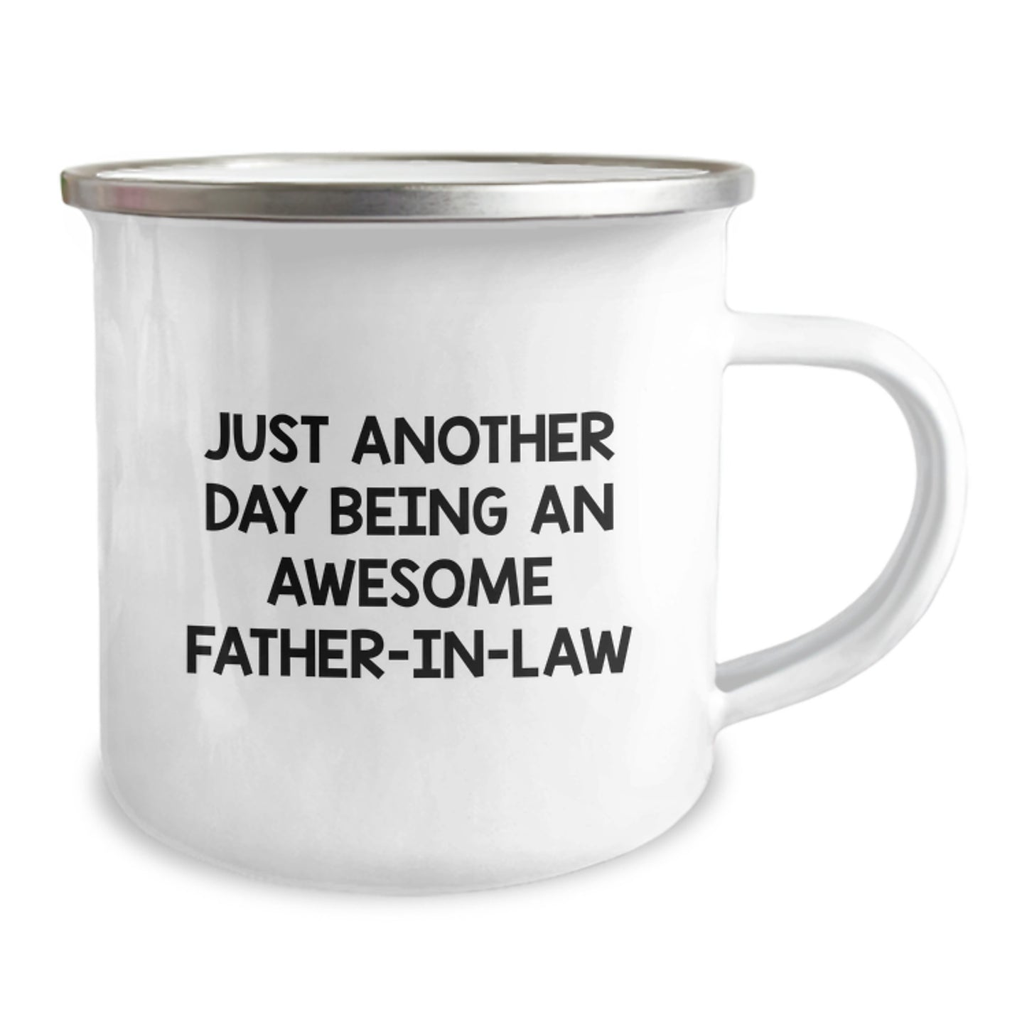Father-in-law Keepsake Stainless Steel Camping Mug Birthday Gift for Him - Image 2