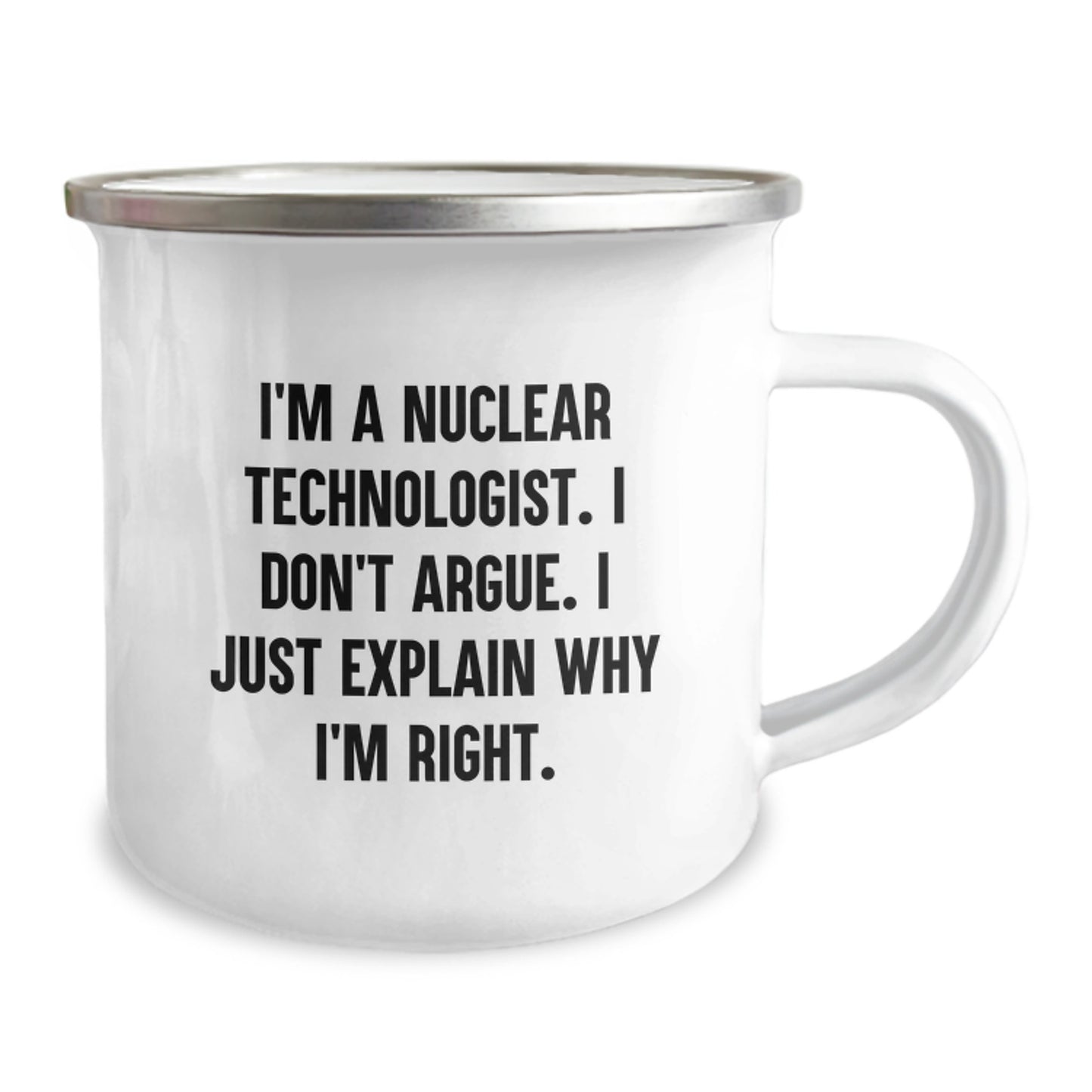 Birthday Gift Nuclear Technologist Camping Mug for Her Present - Image 2