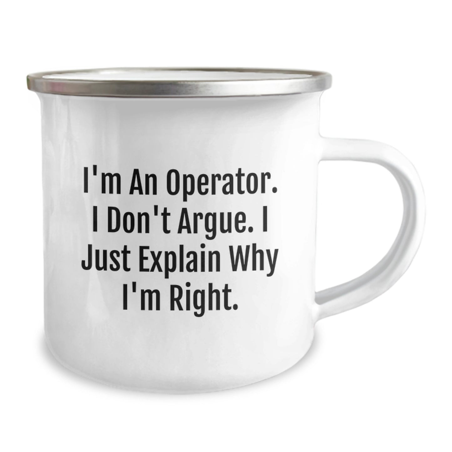 Birthday Gift for Her Operator Camping Mug Present with Stainless Steel - Image 2