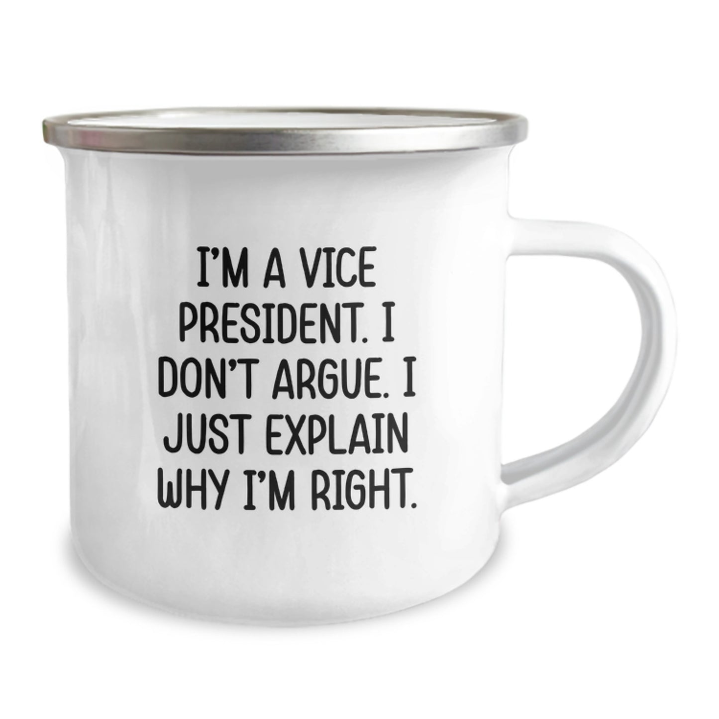 Funny Vice President Gifts for Men - Camping Mug from Friends - Graduation Unique Gifts for Vice President - Image 2