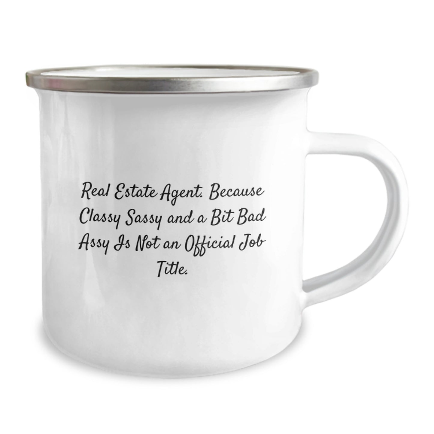 Real Estate Agent Novelty Camping Mug Birthday Gift for Friends - Image 2
