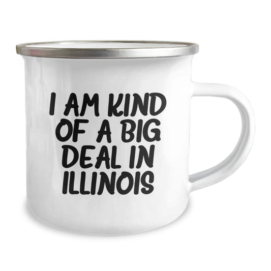 Funny Illinois Gifts for Mom, Mom's Illinois Camping Mug with I Am Kind Of A Prime Selection Quote, Ideal Gift from Family - Image 2
