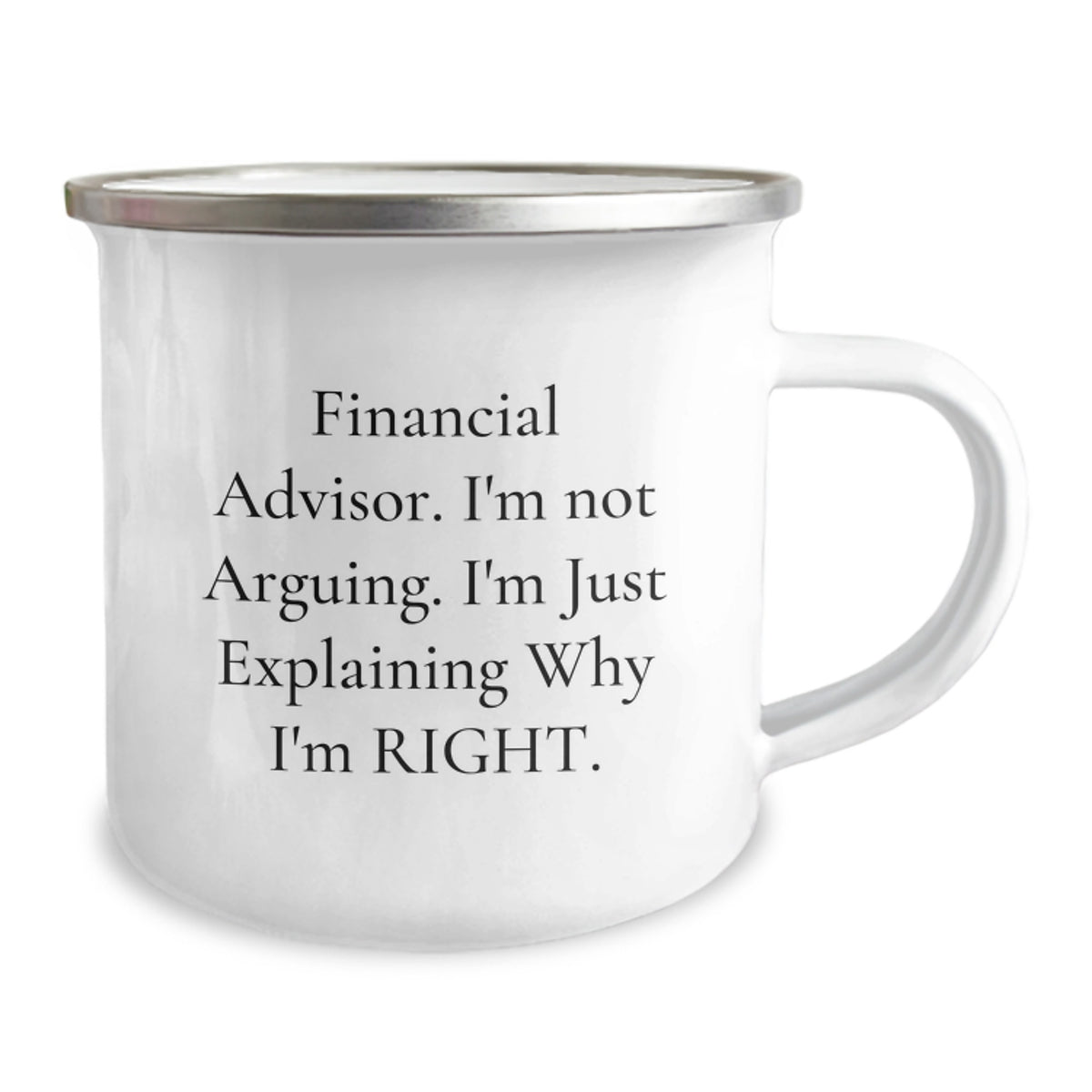 Cute Financial Advisor Gifts from Family for Men Funny Valentine's Unique Camping Mugs - Image 2