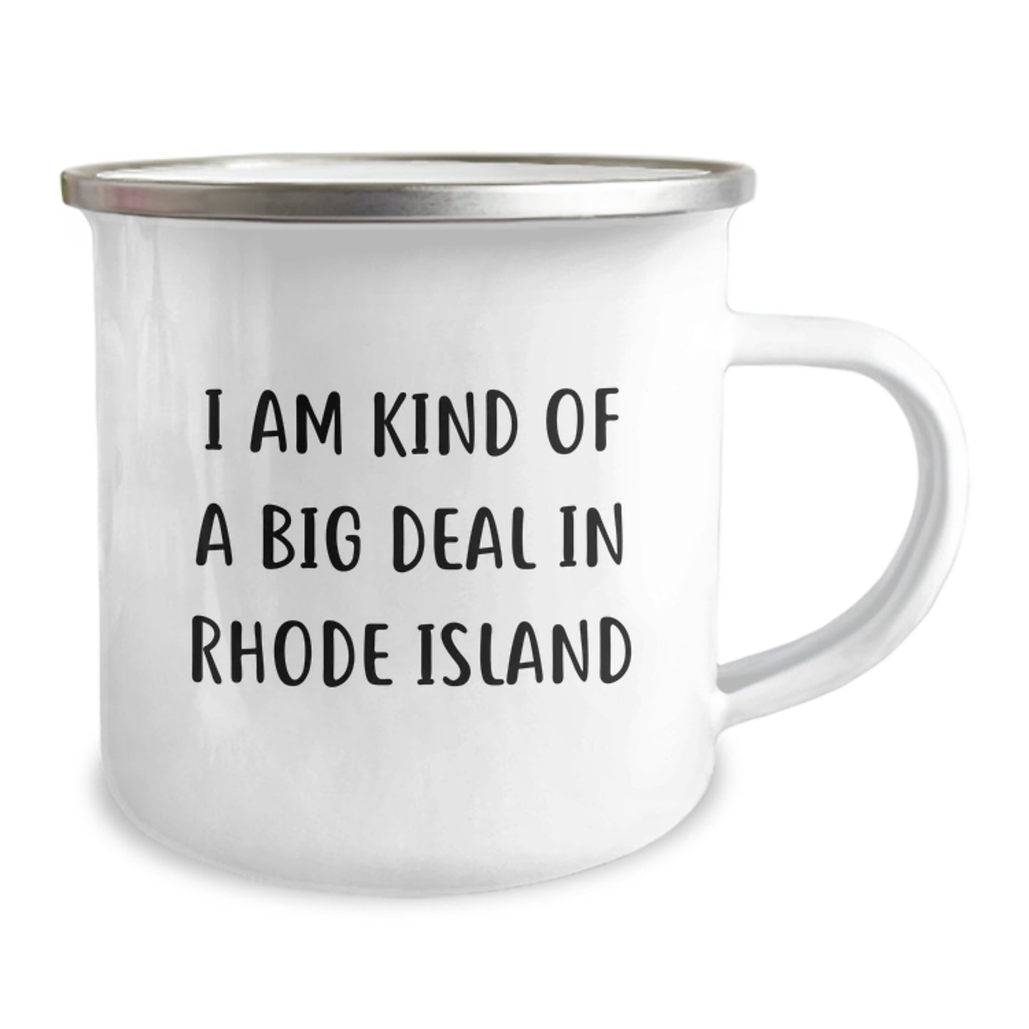 Rhode Island Camping Mug - Funny Quote 'I Am Kind Of A Prime Selection In Rhode Island' Gifts from Friends to Family on Father's Day - Image 2