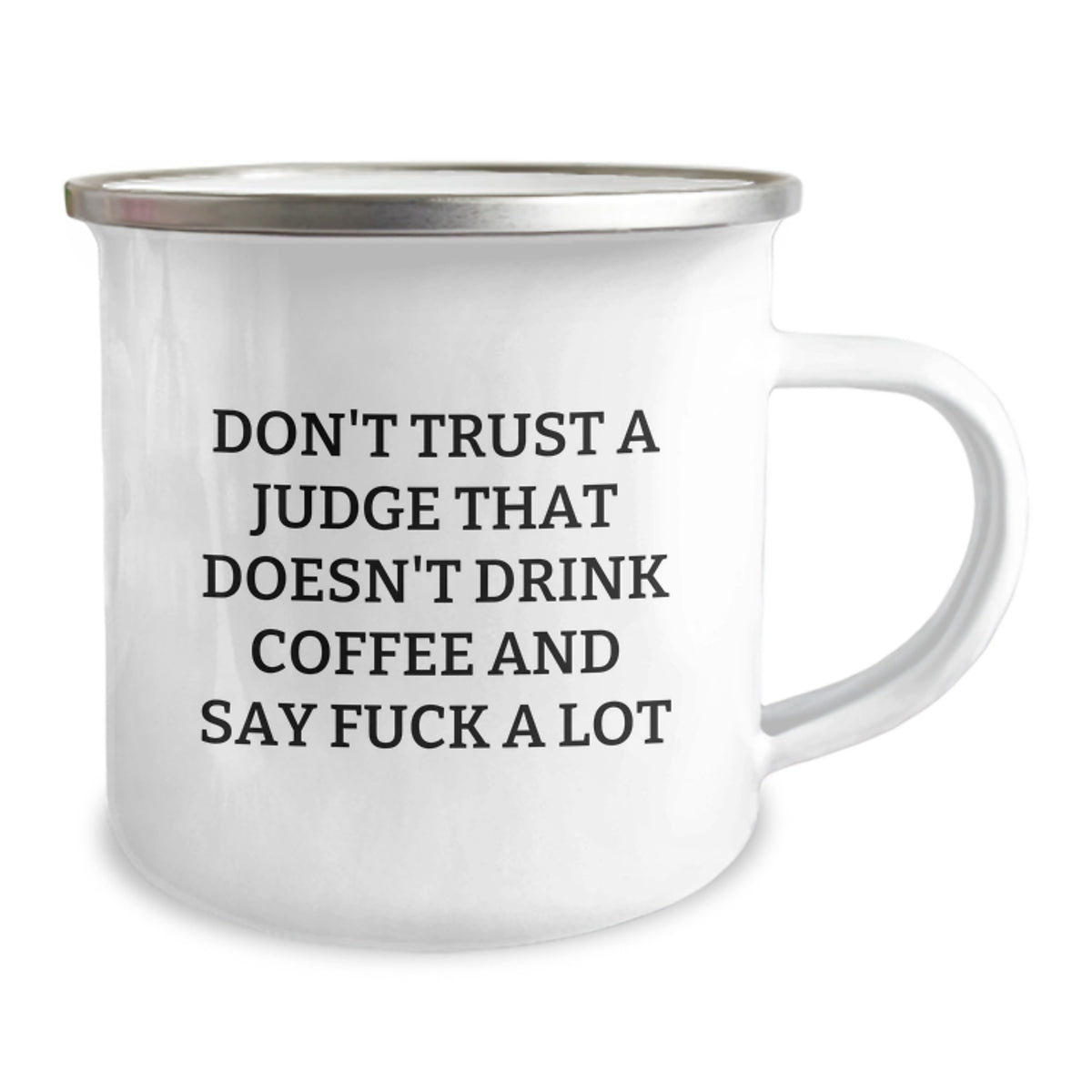 Funny Judge Gifts - Birthday Unique Ideas for Judge Who Loves to Say 'F--k A Lot' - 12 oz Camping Mug Gifts from Friends - Image 2