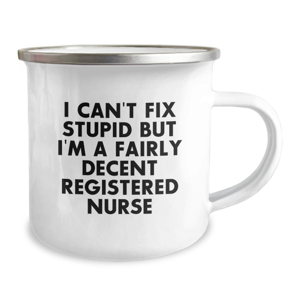 Funny Registered Nurse Gifts from Men to Women Friends Coworkers Family - I Can't Fix Stupid But I'm A Fairly Decent Registered Nurse - Birthday Unique Gifts for Registered Nurses - Image 2