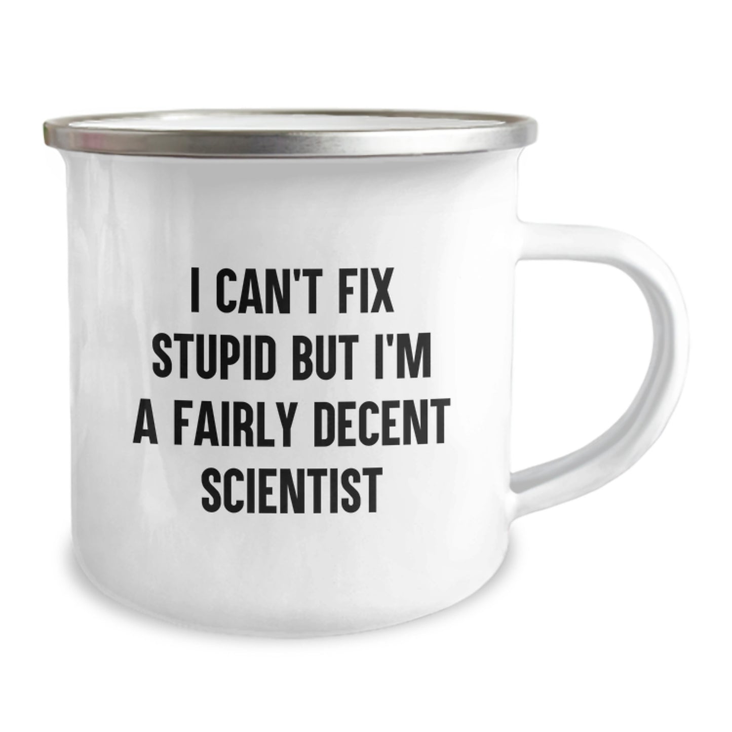 For Him Keepsake Birthday Gift Scientist Camping Mug with Quote - Image 2