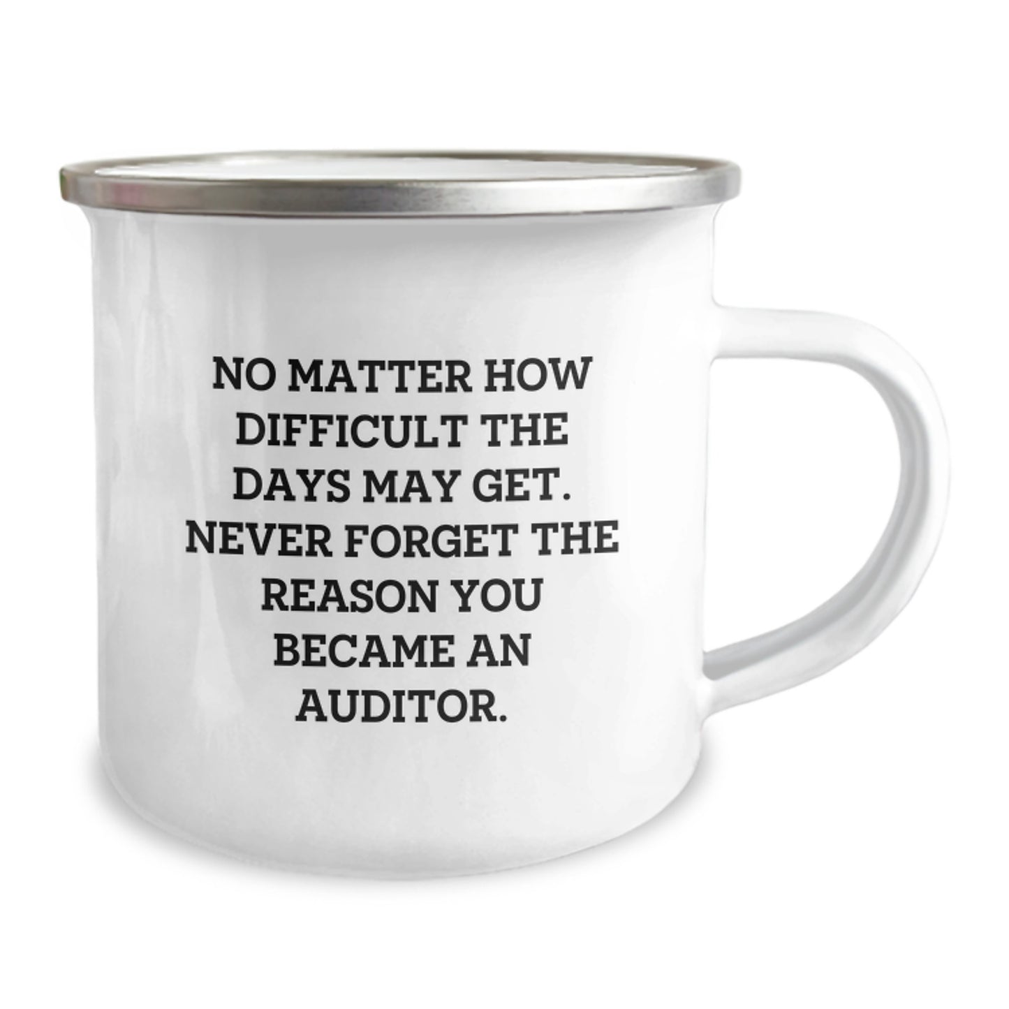 Auditor Camping Mug Gifts from Friends and Family, Inspirational Quote for Graduation Unique Gifts for New Auditors - Image 2