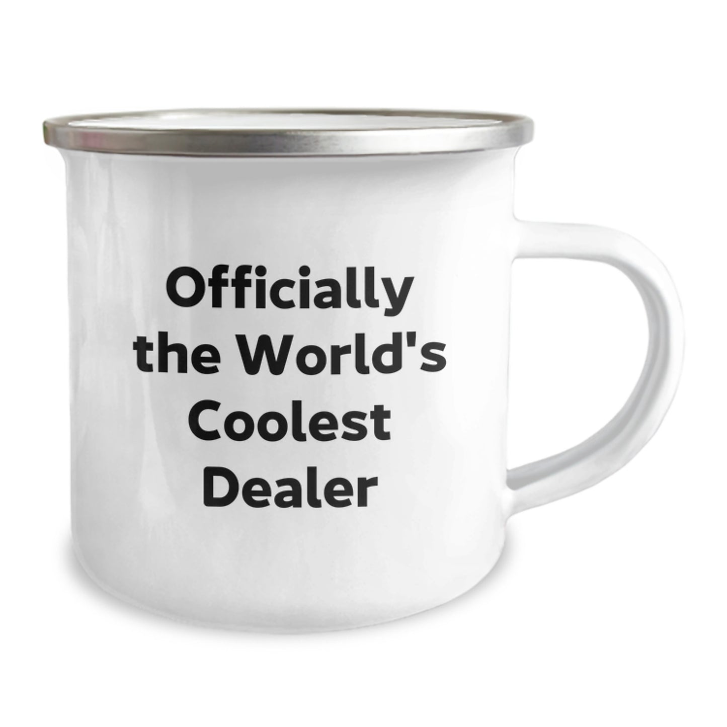 Dealer Gifts, Funny Camping Mug, Officially The World's Coolest Dealer, Graduation Unique Gifts from Friends, Dealer Mug - Image 2