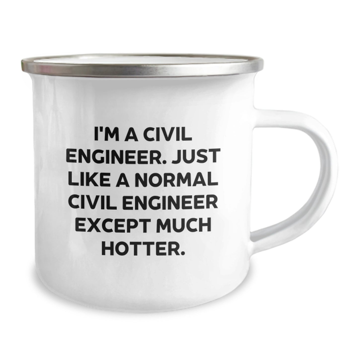Sassy Civil Engineer Camping Mug – Birthday Gift for Friends – Keepsake - Image 2