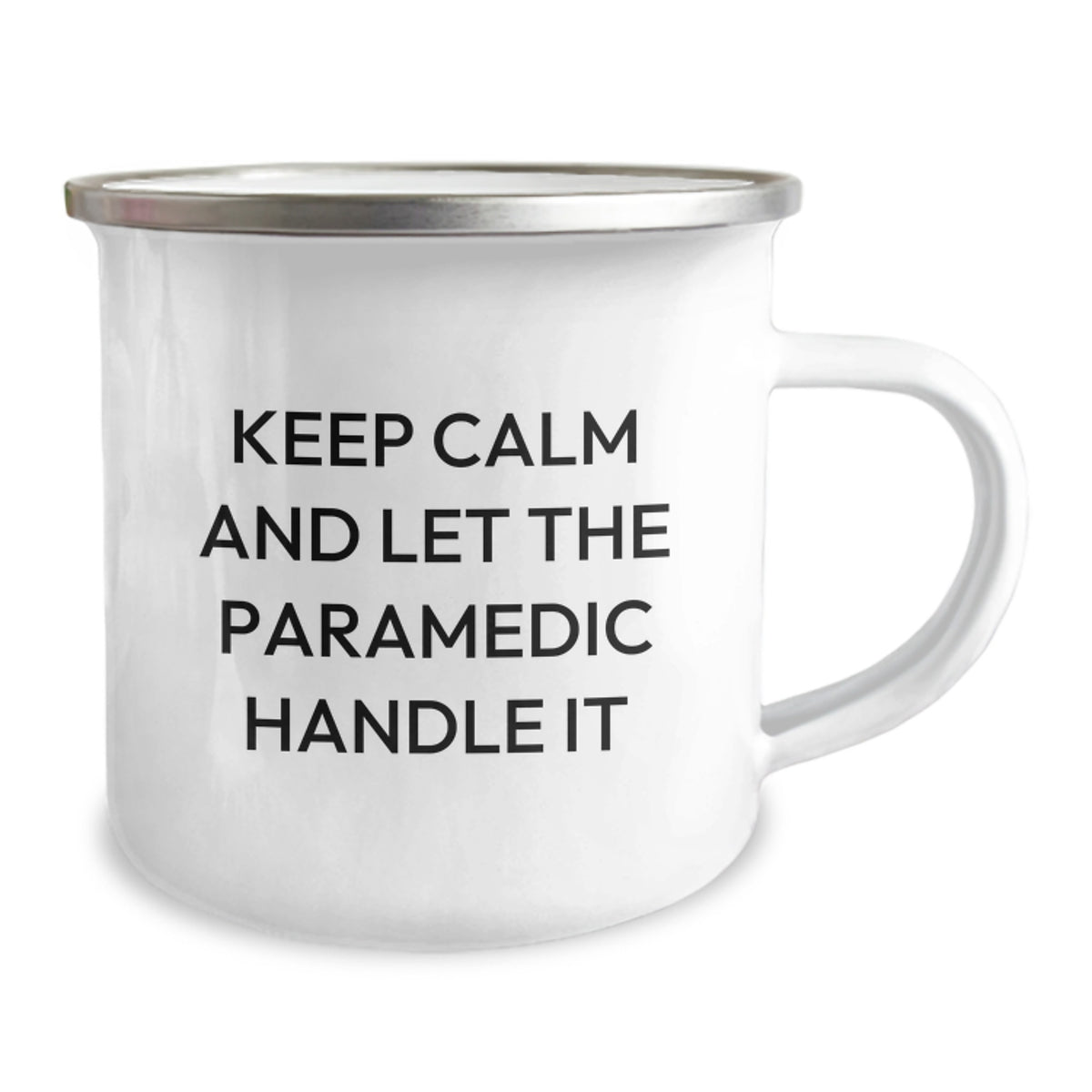 Funny Rescue Worker Gifts for Birthday - Keep Calm And Let The Rescue Worker Handle It - Rescue Worker Camping Mug Gifts from Friends for Him - Image 2