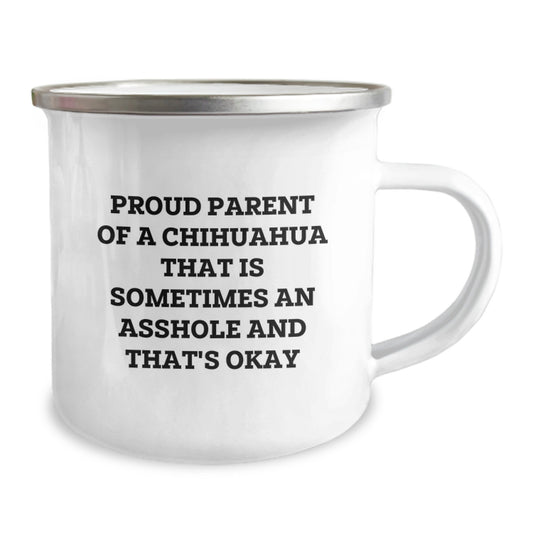 Funny Chihuahua Dog Parent Camping Mug Gifts for Mom on Mother's Day from Family - Image 2