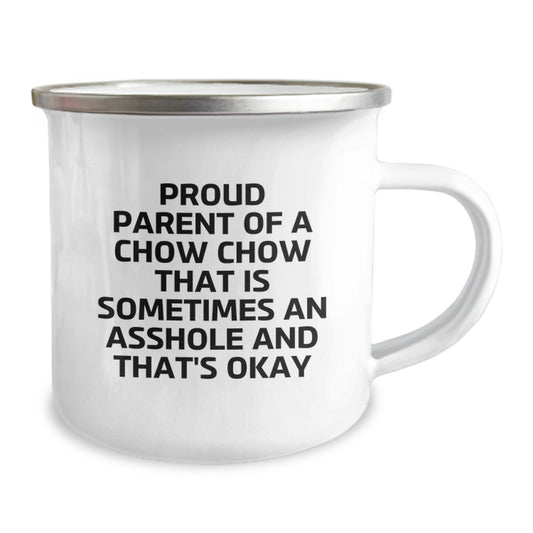 Funny Chow Chow Dog Gifts from Dad for Graduation Unique Gifts - Camping Mug for Chow Chow Dog Lovers - Image 2