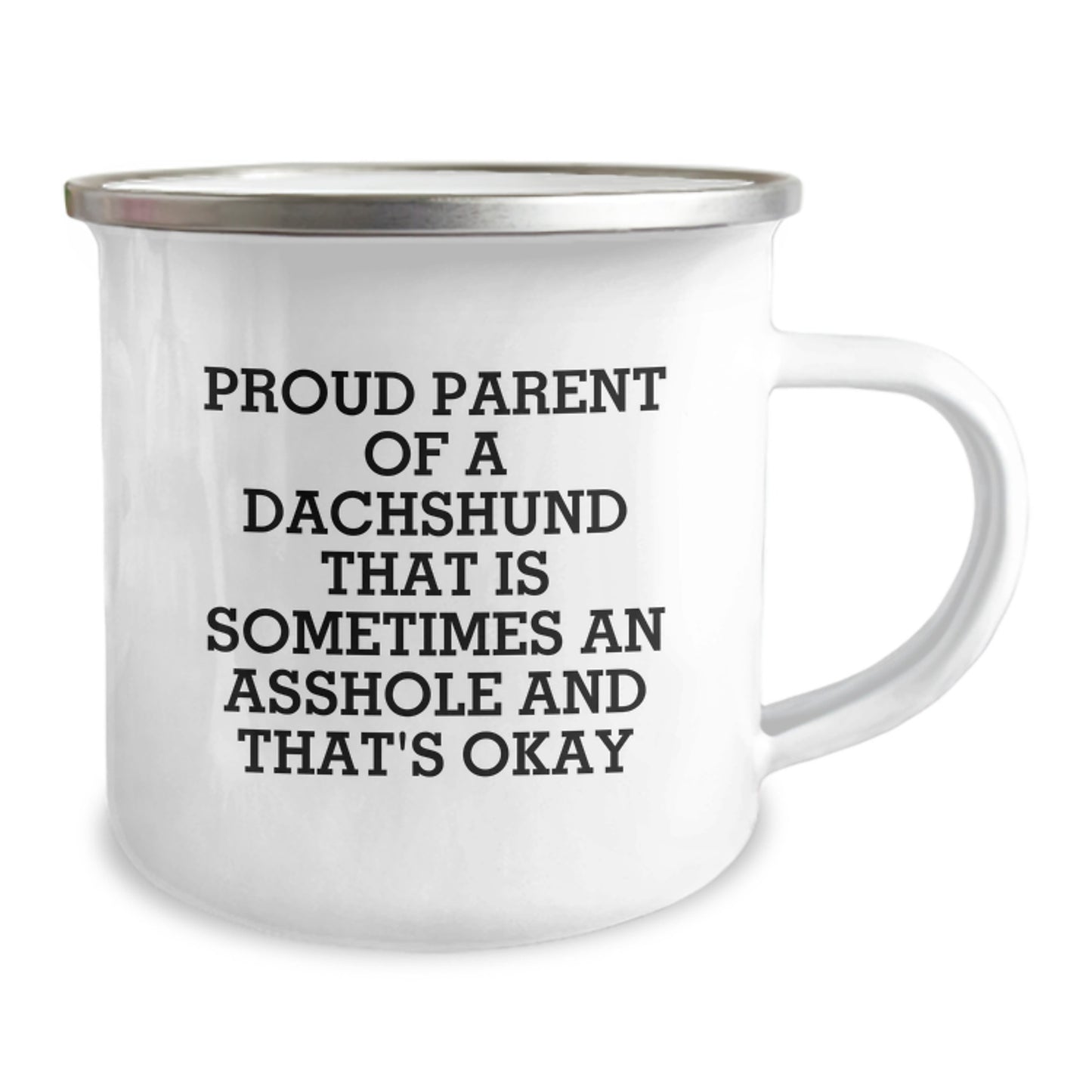 Unique Dachshund Dog Mom Camping Mug for Proud Parents Funny Gifts from Men to Women on Mother's Day - Image 2