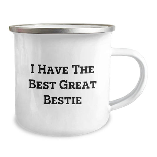 Unique Funny Bestie Gifts for Bestie, Custom Camping Mug, I Have The Best Great Bestie Inspirational Graduation Unique Gifts from Friends - Image 2