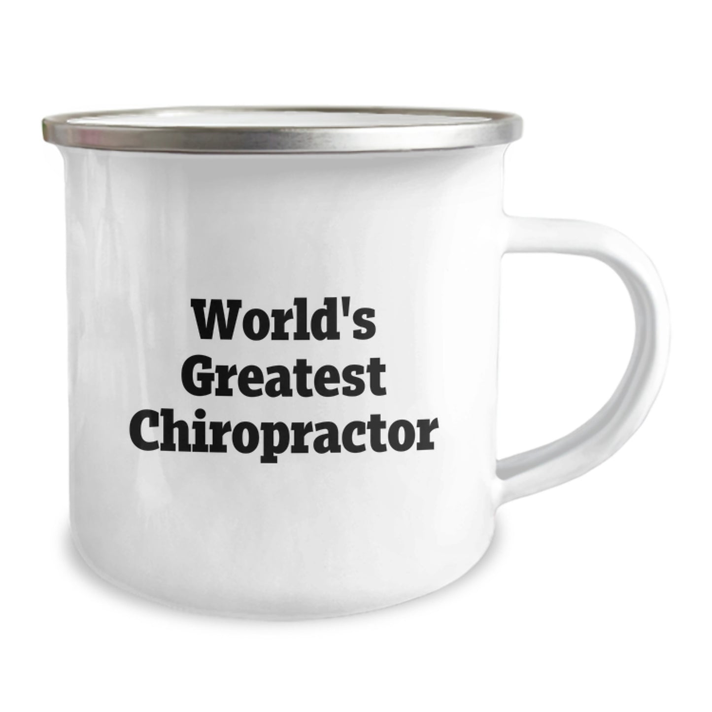 Funny Chiropractor Gifts from Friends, World's Greatest Chiropractor Quote on Camping Mug, Unique Mother's Day Unique Gifts for Chiropractor - Image 2