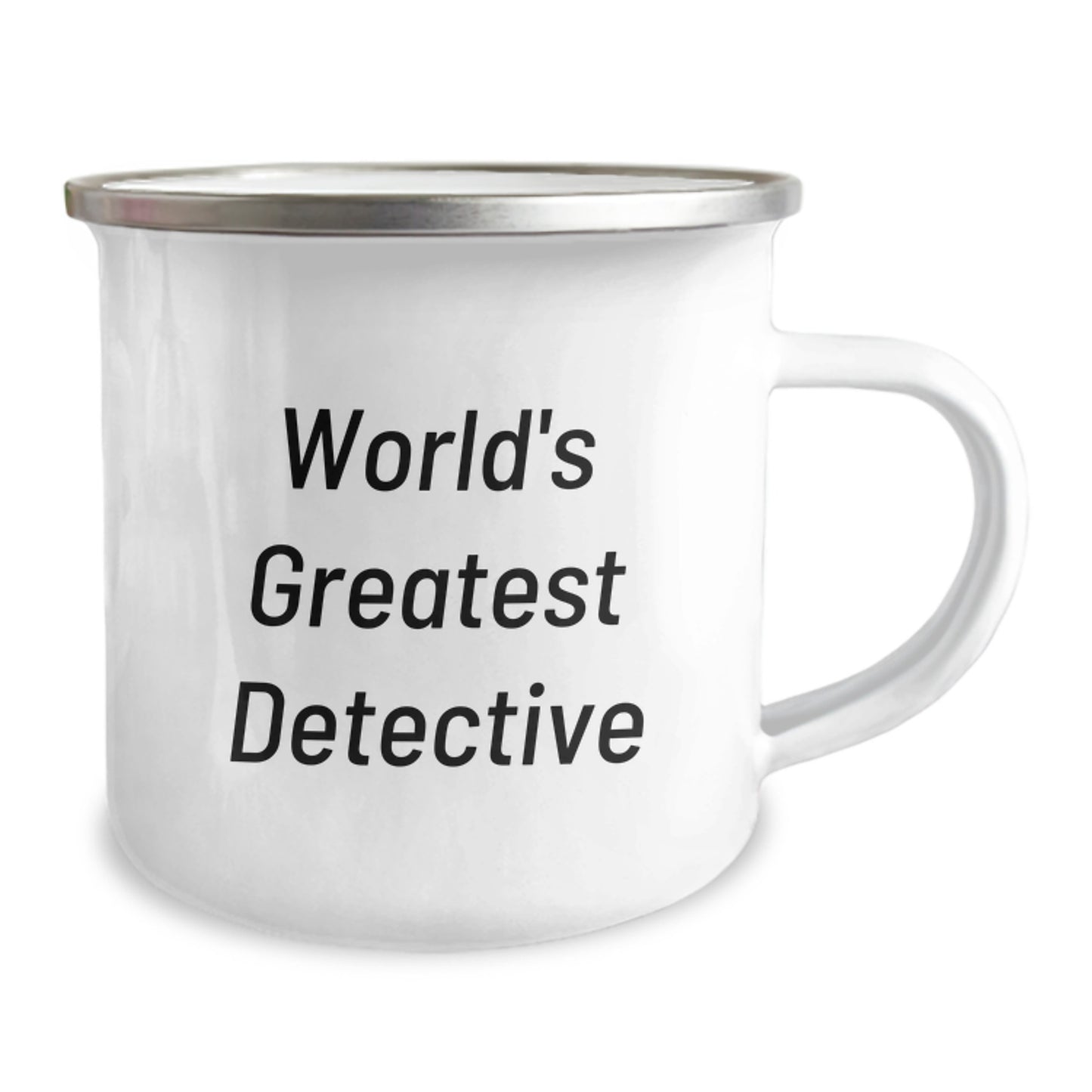 World's Greatest Detective Funny Camping Mug, Gifts for Detective Men Graduation Unique Gifts from Friends - Image 2