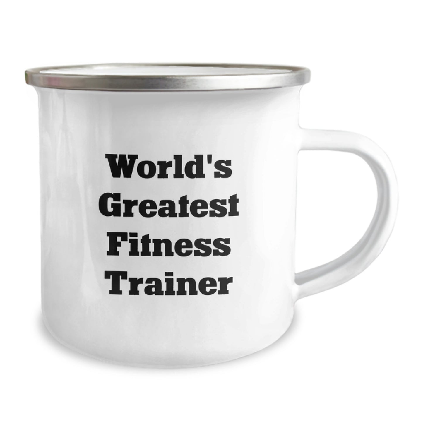 For Him Keepsake Birthday Gift World's Greatest Fitness Trainer 12oz Mug - Image 2