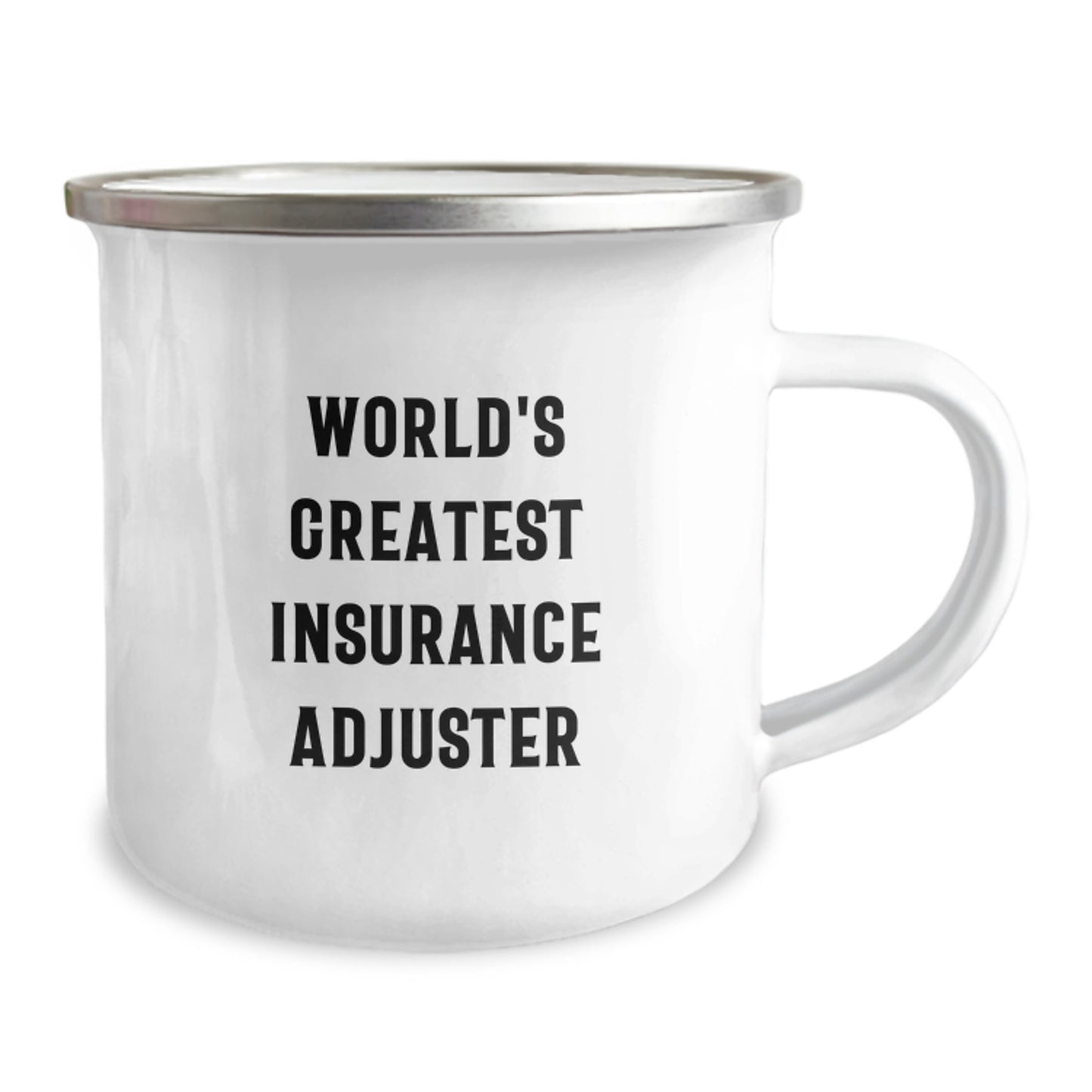 Funny World's Greatest Insurance Adjuster Camping Mug Gifts from Family to Insurance Adjuster Graduation Unique Gifts - Image 2