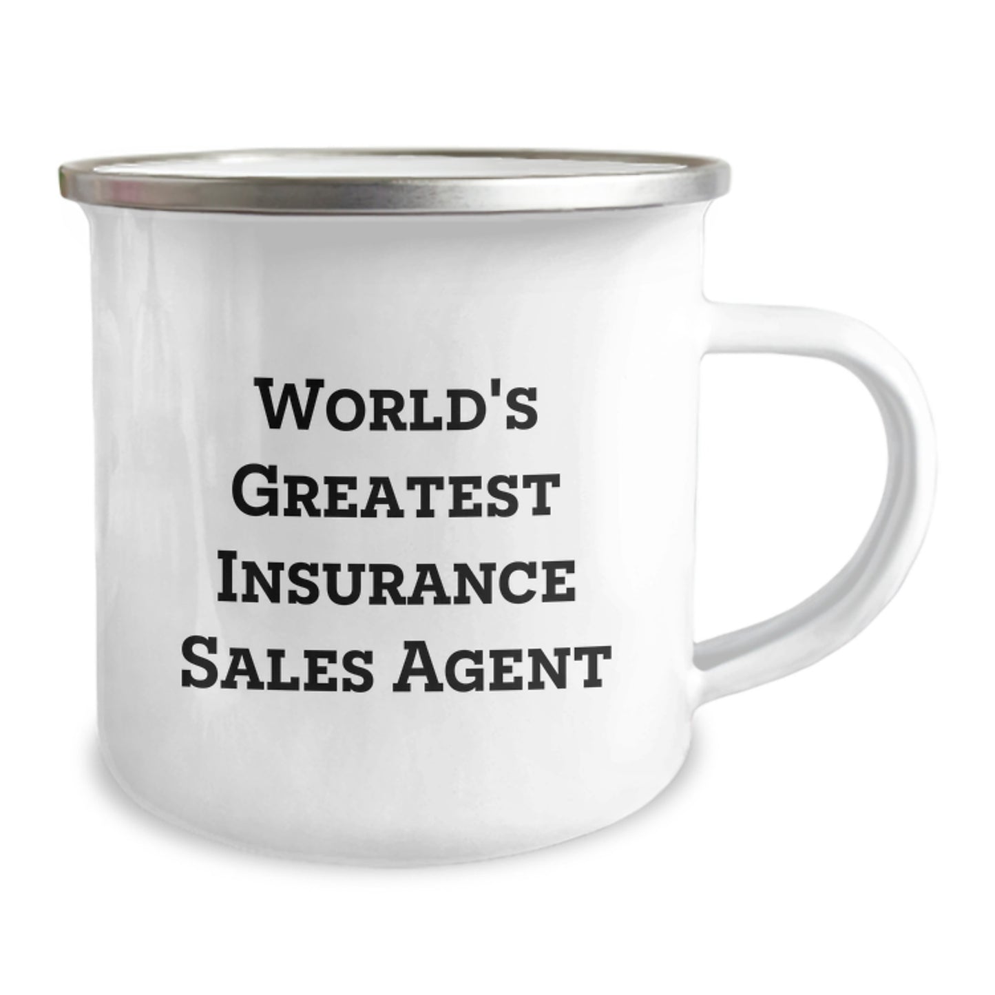 Funny Gifts from Friends to Insurance Sales Agent Graduation Unique Mugs, World's Greatest Insurance Sales Agent Quote, Camping Mug for Insurance Sales Agent, Insurance Sales Agent Office Cup - Image 2