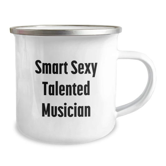 Funny Musician Gifts from Friends and Family - Birthday Unique Camping Mugs for Musicians - Smart Sexy Talented Musician - Image 2