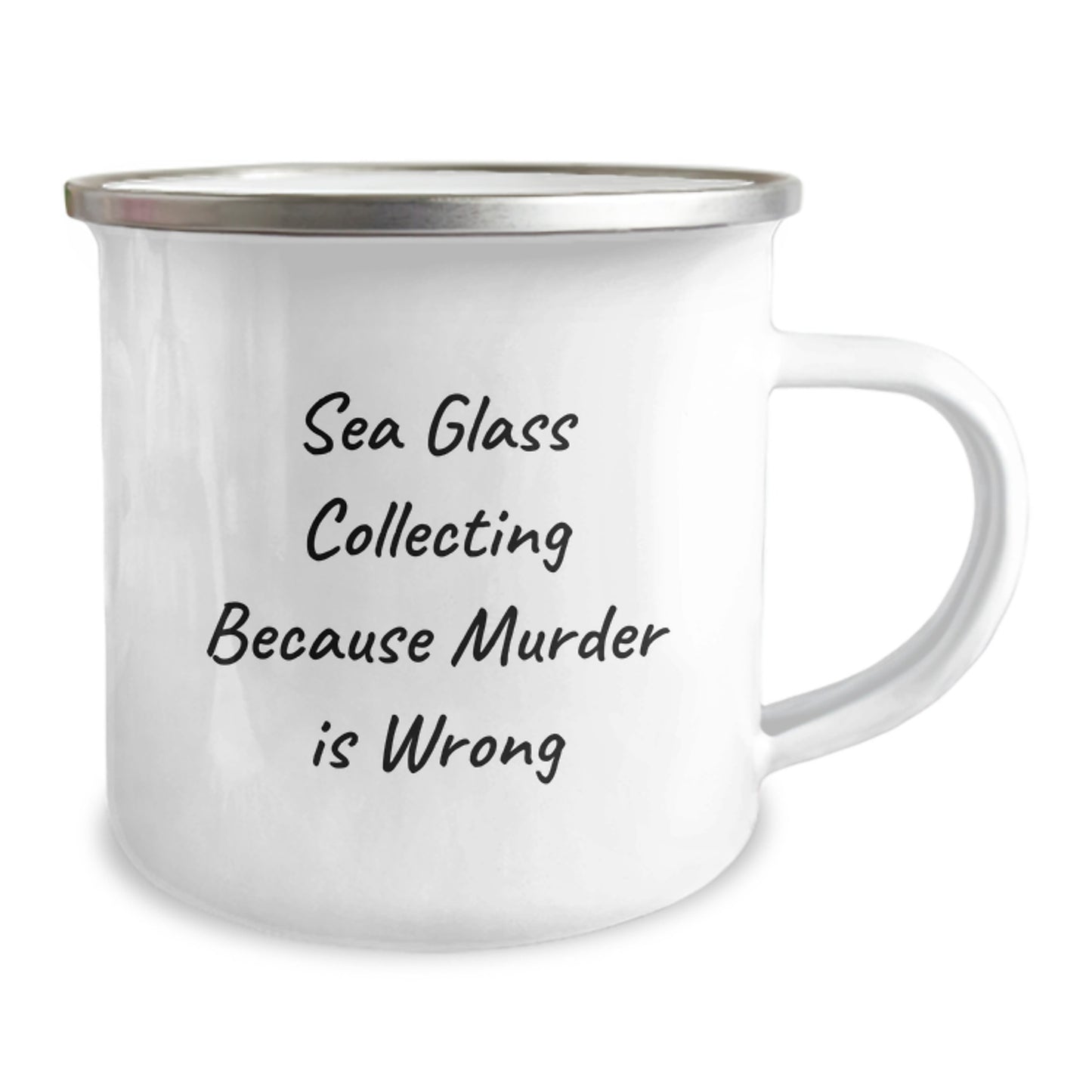 Sea Glass Collecting Gifts Funny Mug for Beach Lovers - Gift from Men to Friends on Birthday Unique - Image 2