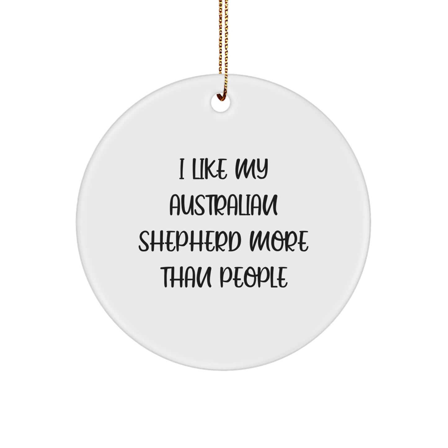 Australian Shepherd Dog Lover Gifts from Friends for Men and Women Christmas Unique Ornaments - Image 1