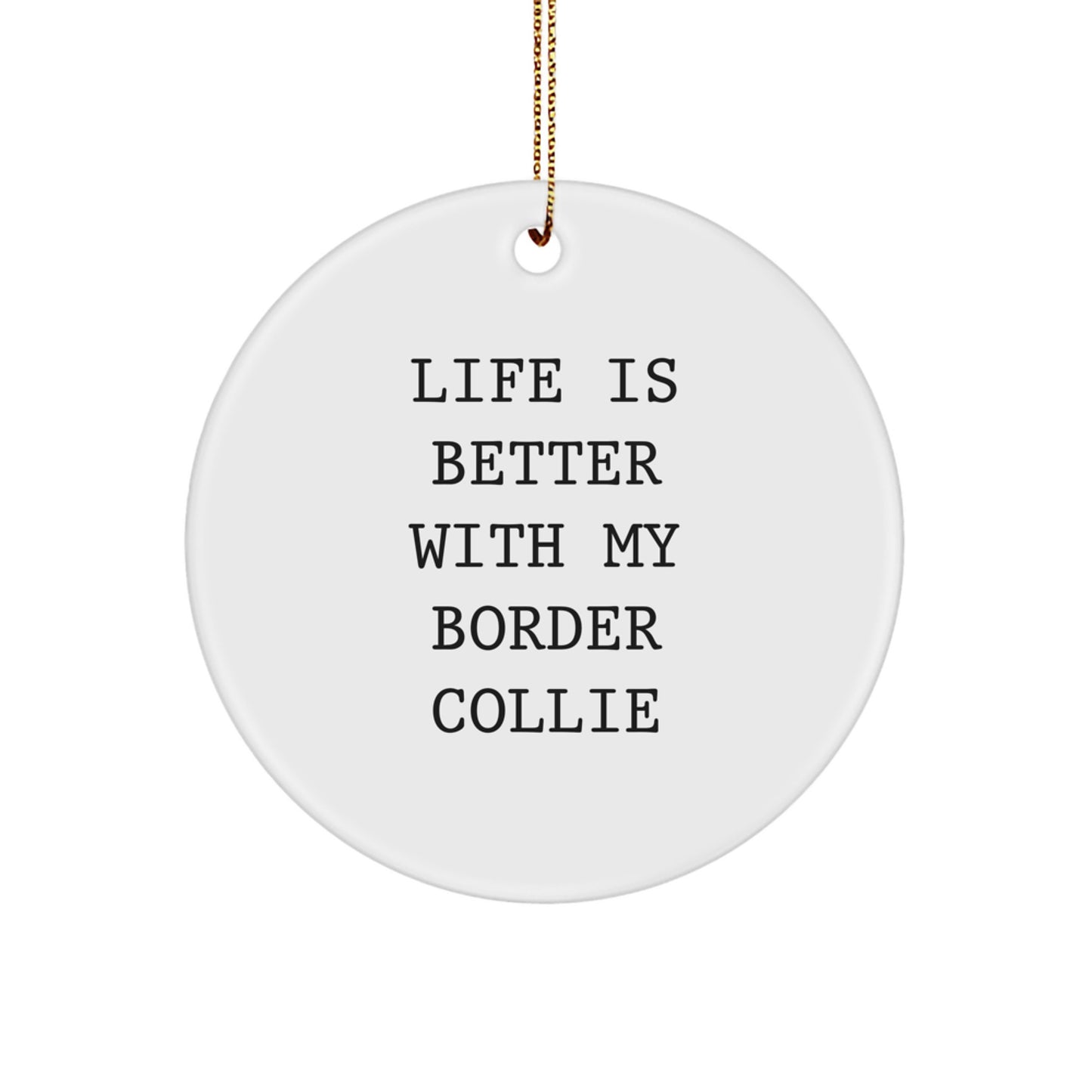 Funny Border Collie Dog Lover Gifts from Family, Christmas Unique Presents for Men, Women, Friends, Coworkers and Family Members - Image 1