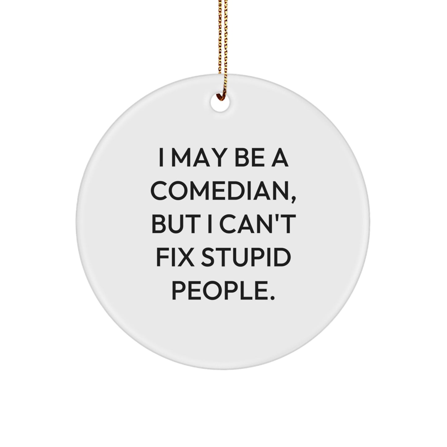 Comedian Keepsake Christmas Ornament for Him Holiday Bright Gift - Image 1