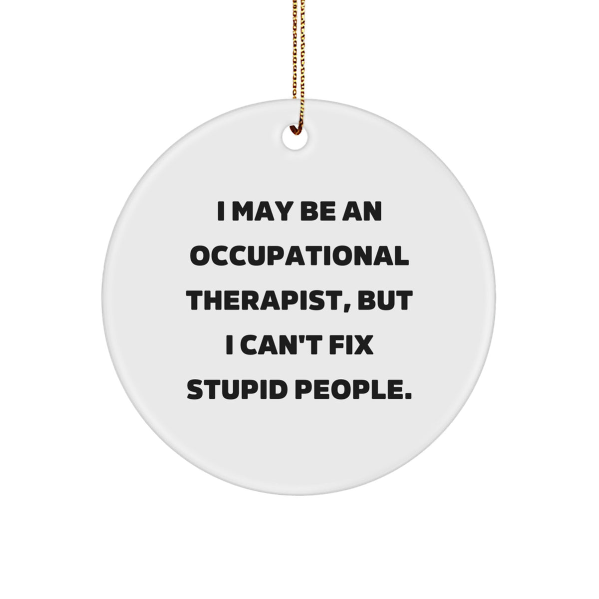 Occupational Therapist Christmas Ornament for Friends Gift – Keepsake - Image 1