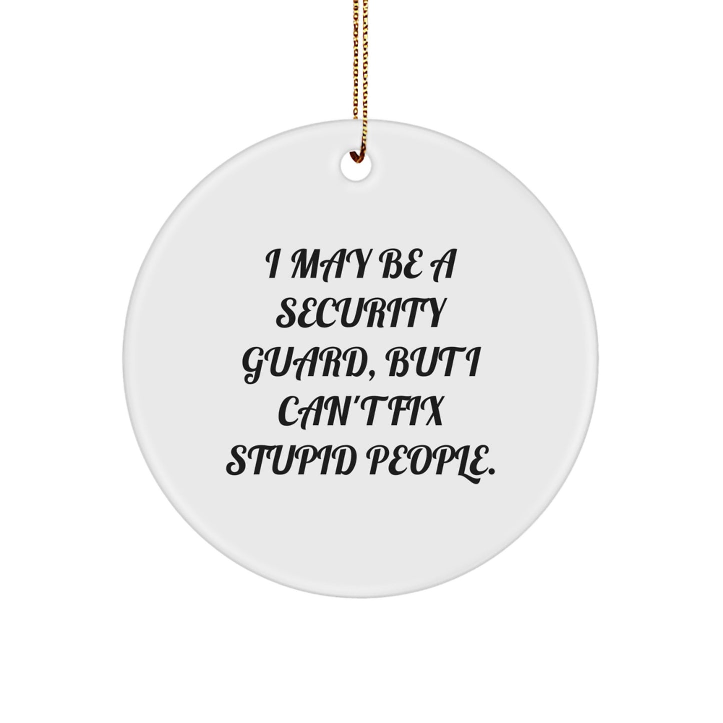 Security Guard Favorite Christmas Ornament for Kids Gift - Image 1