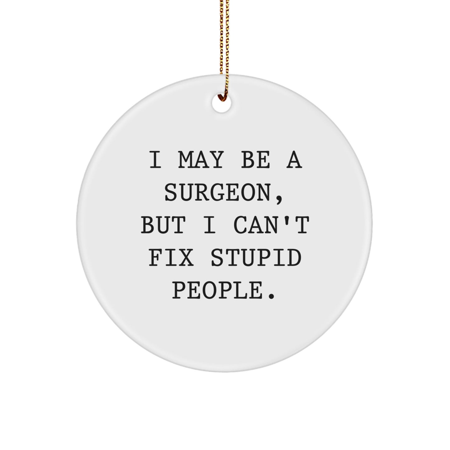 Surgeon Keepsake Christmas Ornament for Him Gift - Holiday Surprise - Image 1