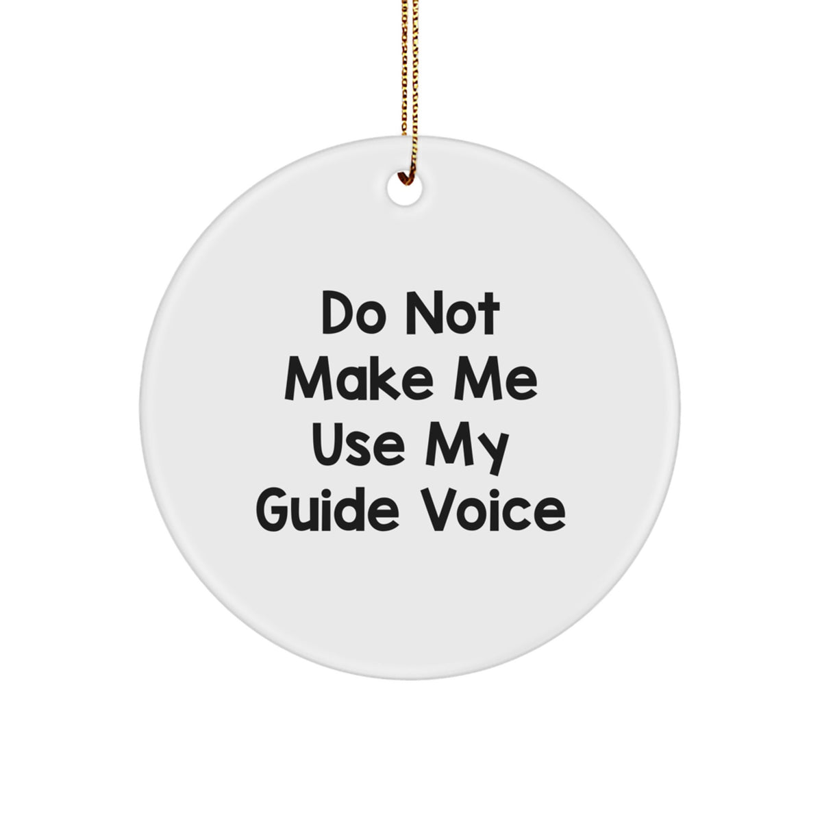 Guide Circle Ornament for Coworkers Idea Christmas Gift - Image 1
