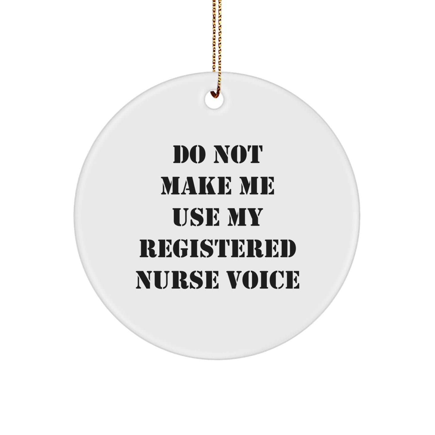 Registered Nurse Treasure Christmas Ornament for Family Gift - Image 1