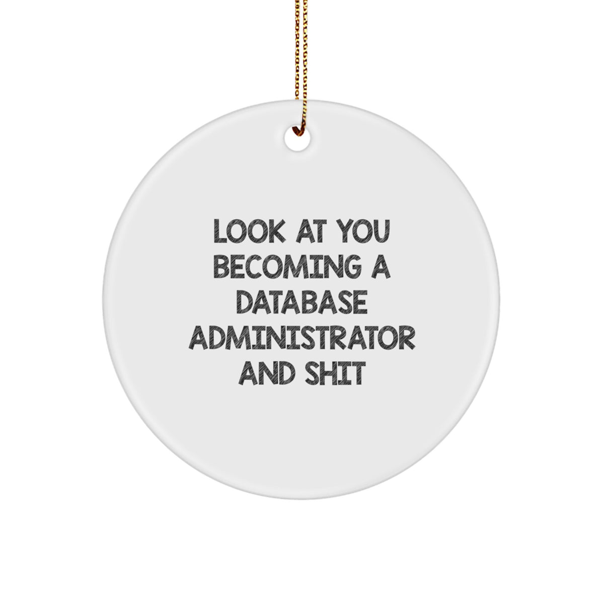 Funny DBA Gifts for Database Administrators - Look At You Becoming... Christmas Unique Gifts from Friends and Family to Men and Women - Image 1
