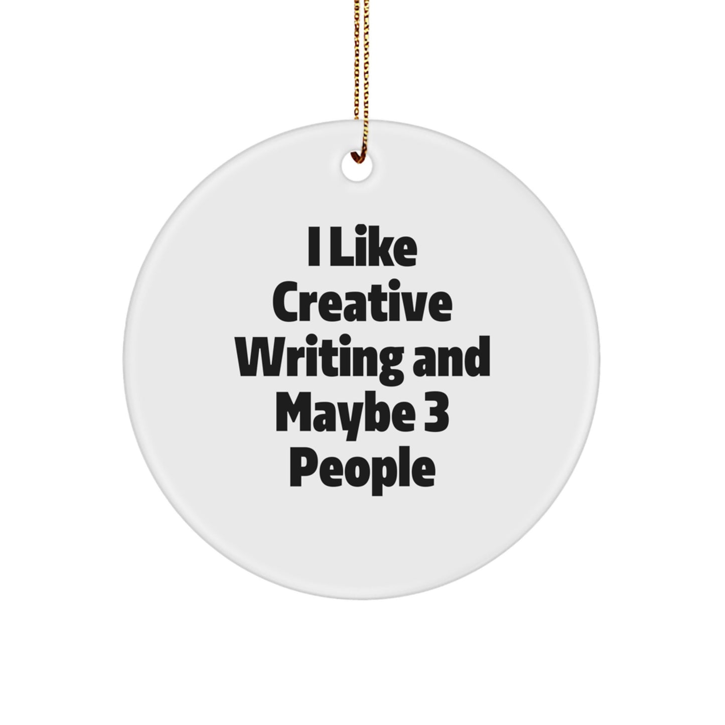 Christmas Gift for Her Creative Writing Ornament Present - Image 1