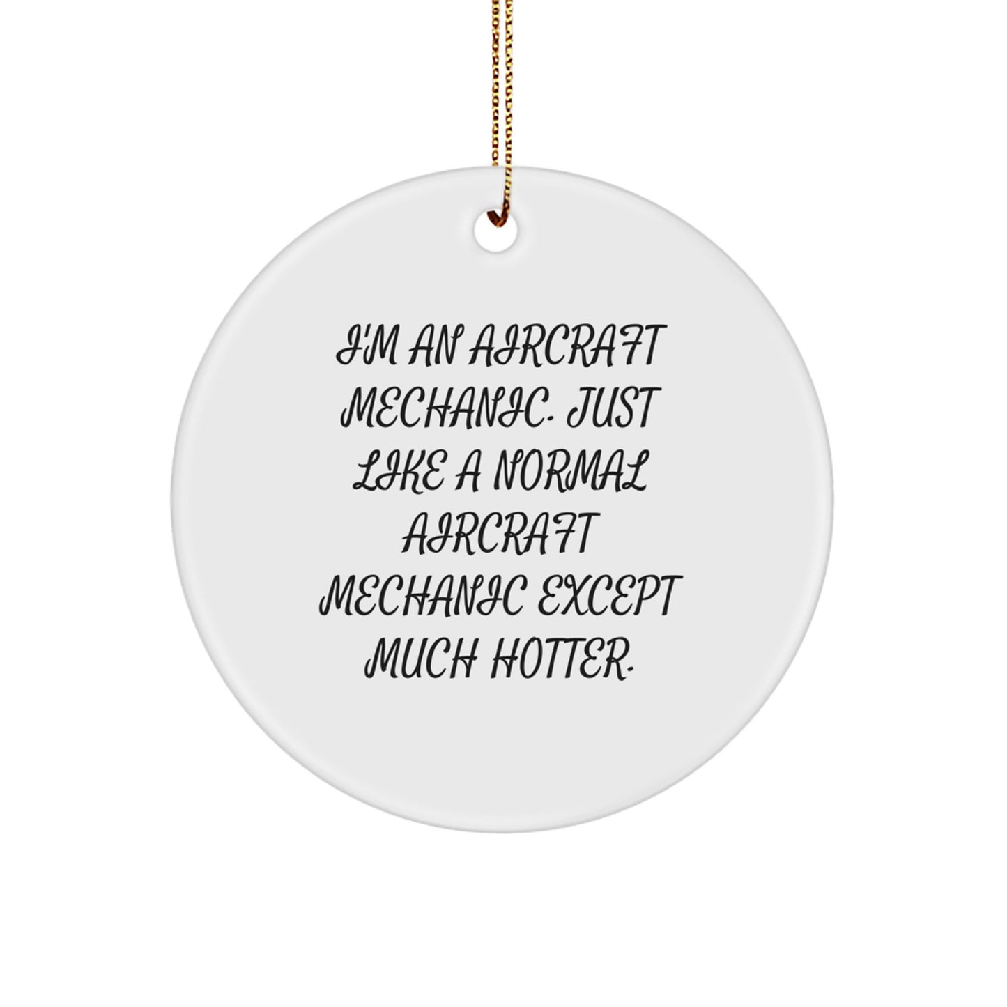 Favorite Aircraft Mechanic Christmas Ornament for Kids Gift Keepsake - Image 1