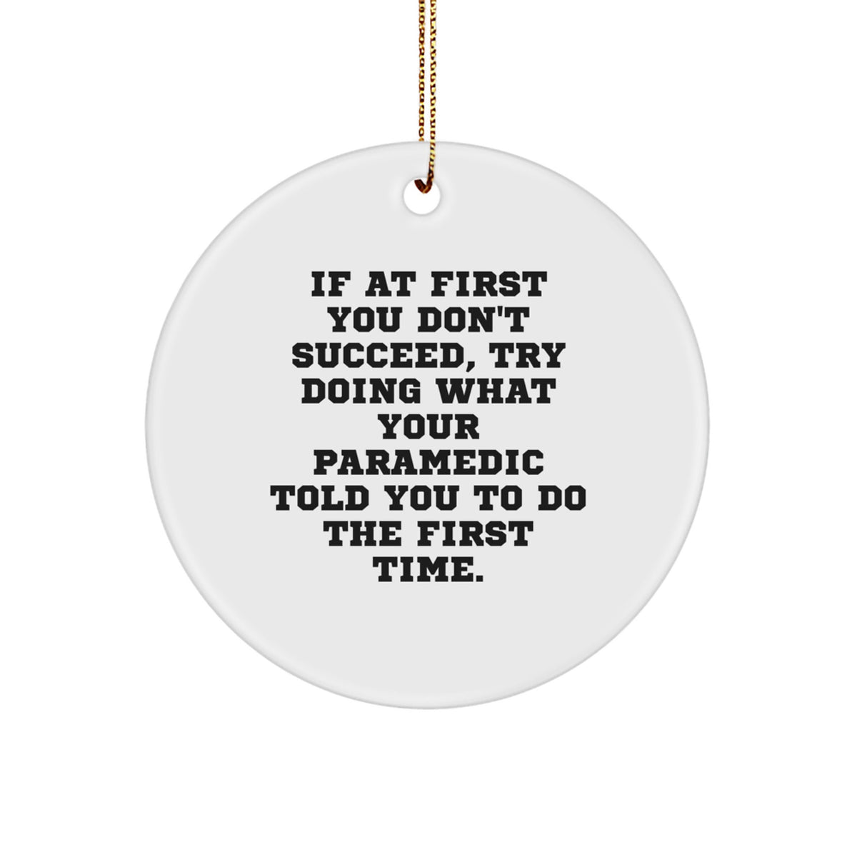 Heartfelt Rescue Worker Christmas Ornament for Happy Kids – Favorite Gift - Image 1