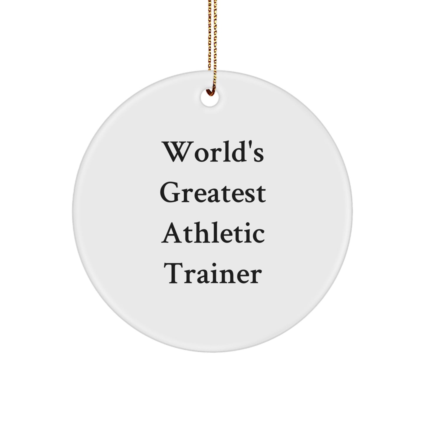 Funny World's Greatest Athletic Trainer Gifts from Men to Friends for Christmas Unique - Image 1
