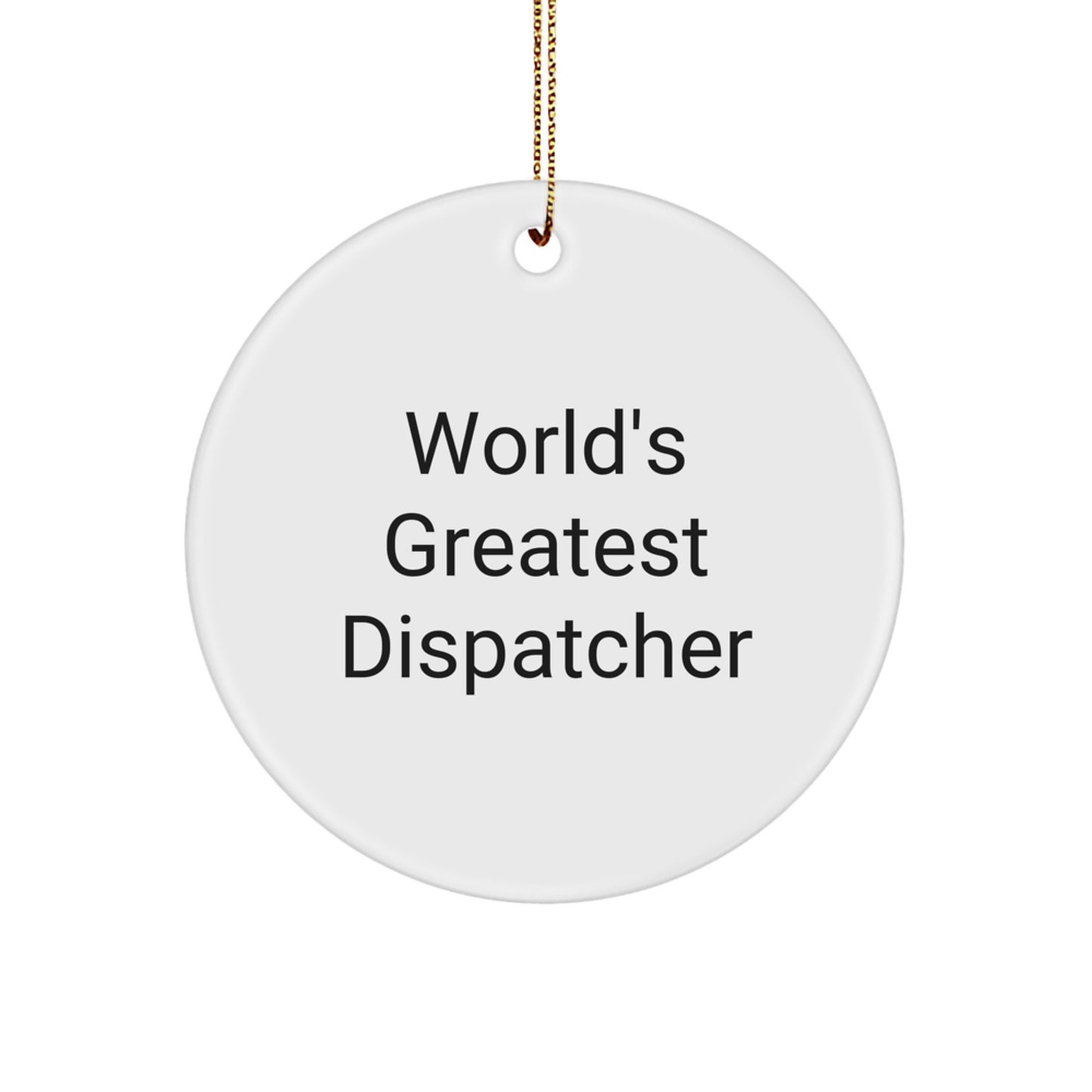 Christmas Gift for Her Dispatcher Ornament Present - Image 1