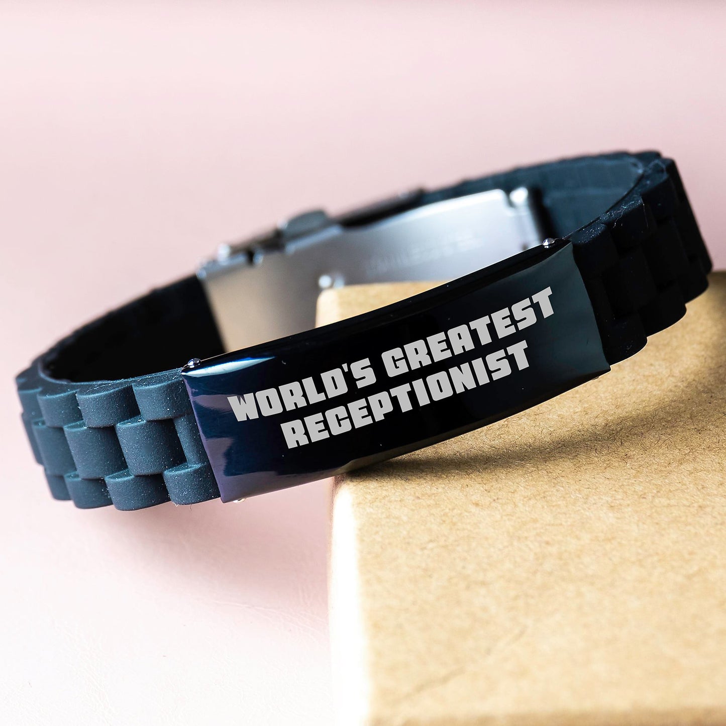 Receptionist Keepsake Premium Bracelet for Him Birthday Gift - Image 3